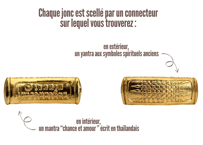 Jonc bouddhiste plat by Maïa et Zoé