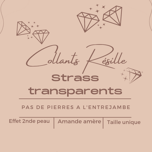 Résille couleurs peaux à strass